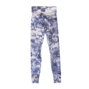 Lululemon Align Pant 28" Criss Cross Waist Purple Diamond Dye Size 4